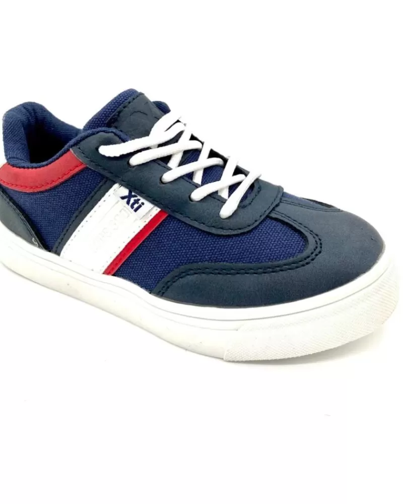 Boy XTI Shoes-Boy Shoes Sneaker Lona Azul