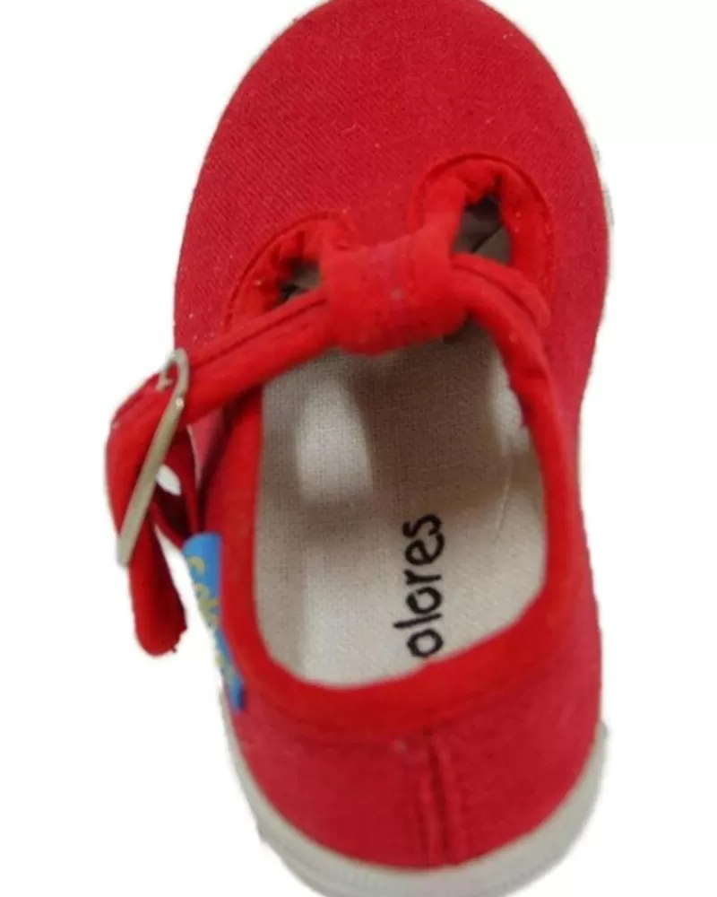 Boy COLORES Sports Shoes-Boy Trainers Pepito Lona 190831 Rojo