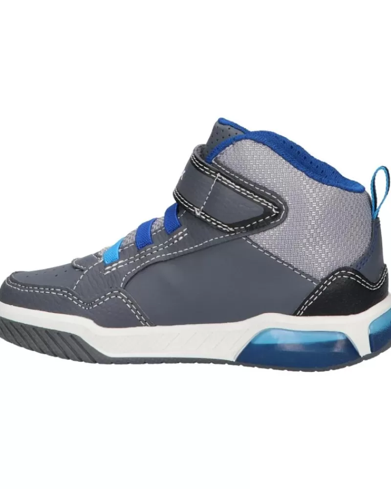 Boy GEOX Trainers-Boy Trainers J949Ce 05411 J Inek Boy C0069 Grey-Royal