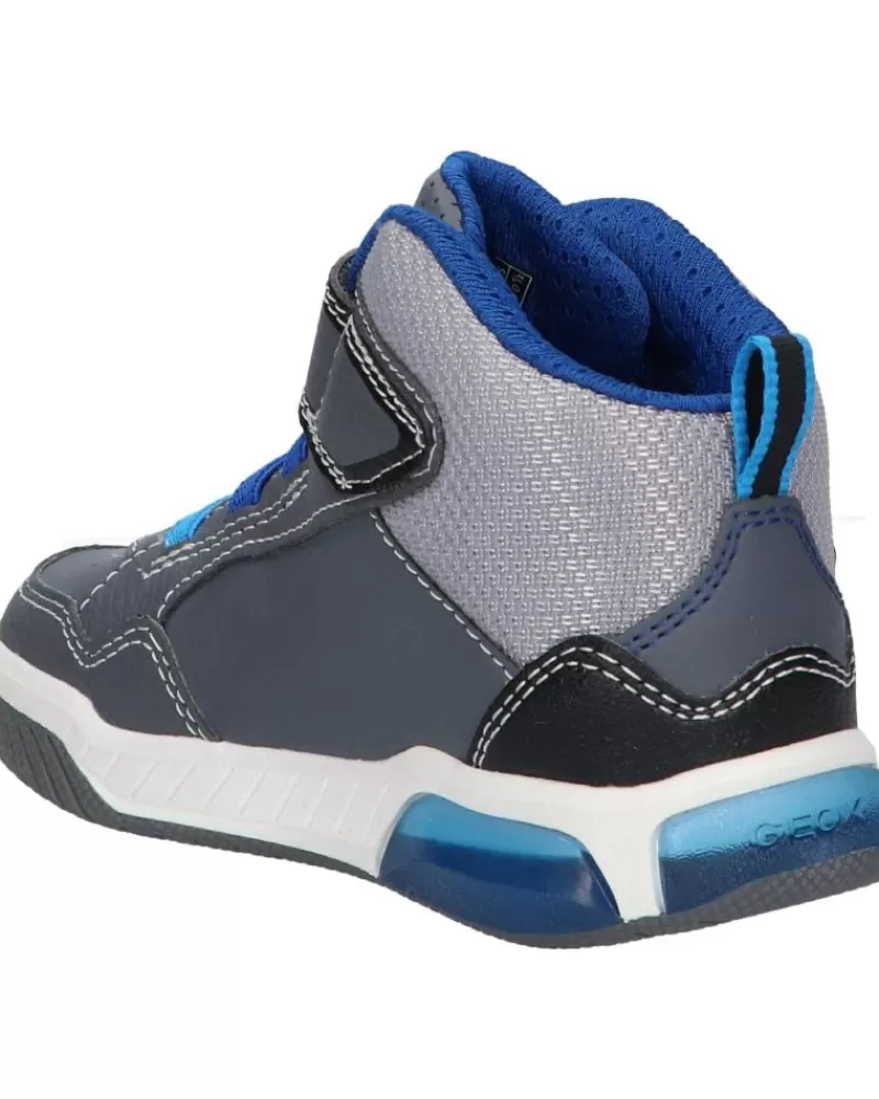 Boy GEOX Trainers-Boy Trainers J949Ce 05411 J Inek Boy C0069 Grey-Royal