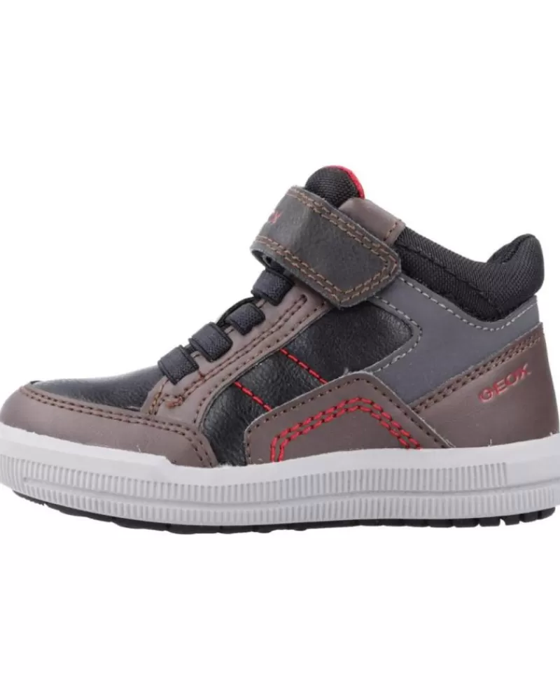 Boy GEOX Sports Shoes-Boy Trainers J Arzach Boy Marron