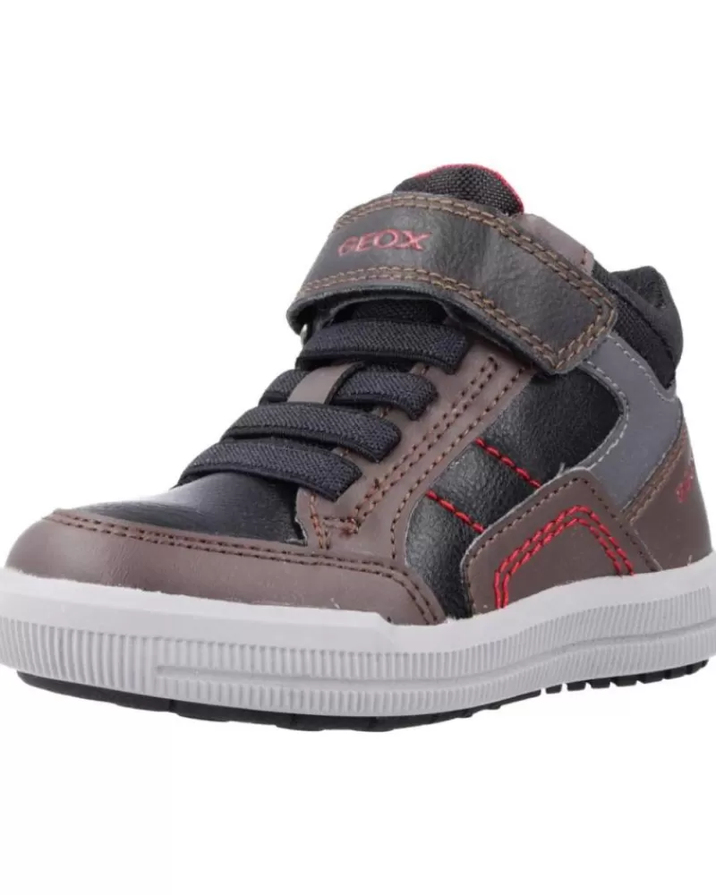 Boy GEOX Sports Shoes-Boy Trainers J Arzach Boy Marron