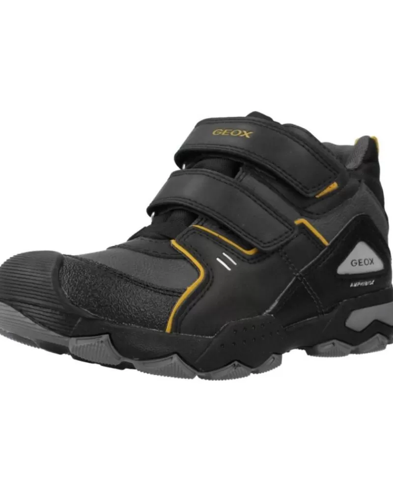 Boy GEOX Boots-Boy Trainers J Buller Boy B Abx Negro
