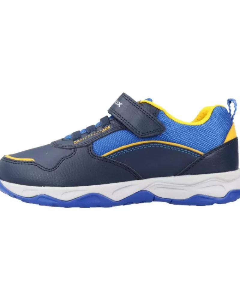 Boy GEOX Sports Shoes-Boy Trainers J Calco Boy Azul