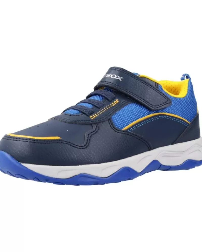 Boy GEOX Sports Shoes-Boy Trainers J Calco Boy Azul