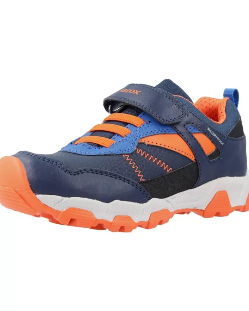 Boy GEOX Sports Shoes-Boy Trainers J Magnetar Boy Wpf A Azul