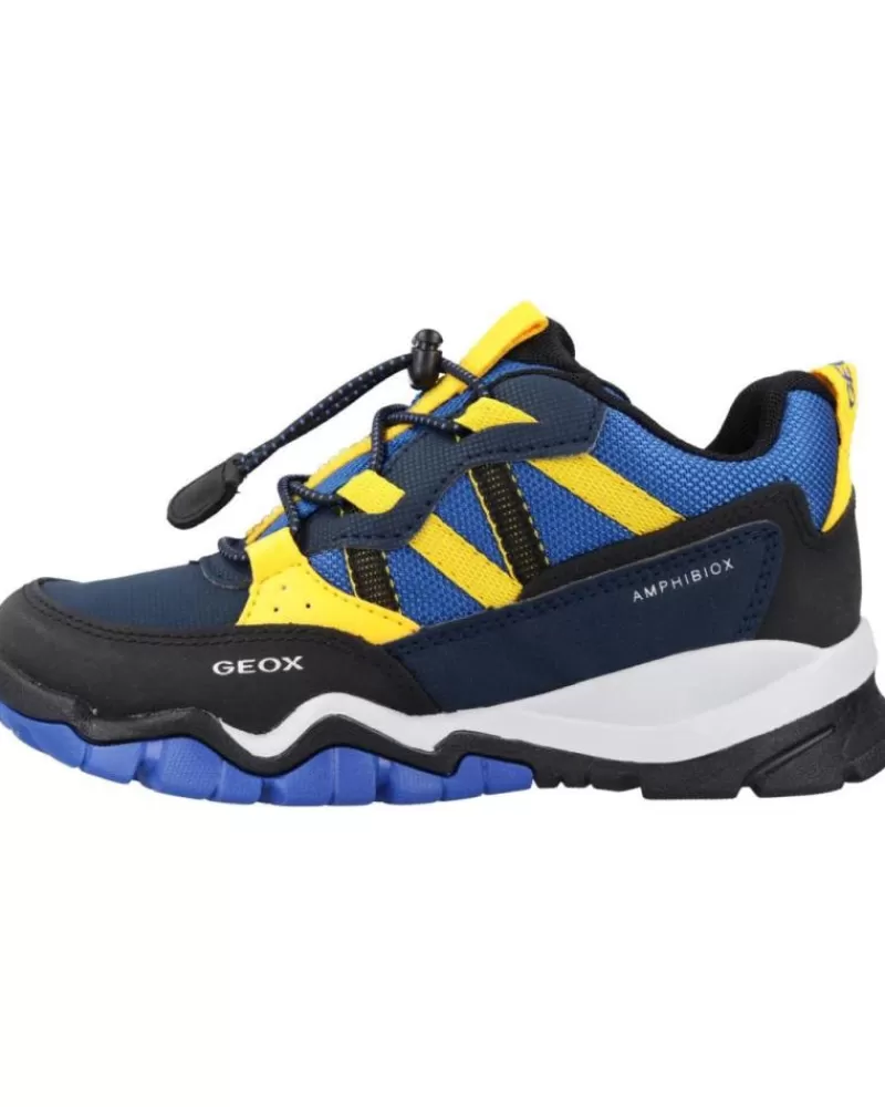 Boy GEOX Sports Shoes-Boy Trainers J Montrack Boy B Abx Azul