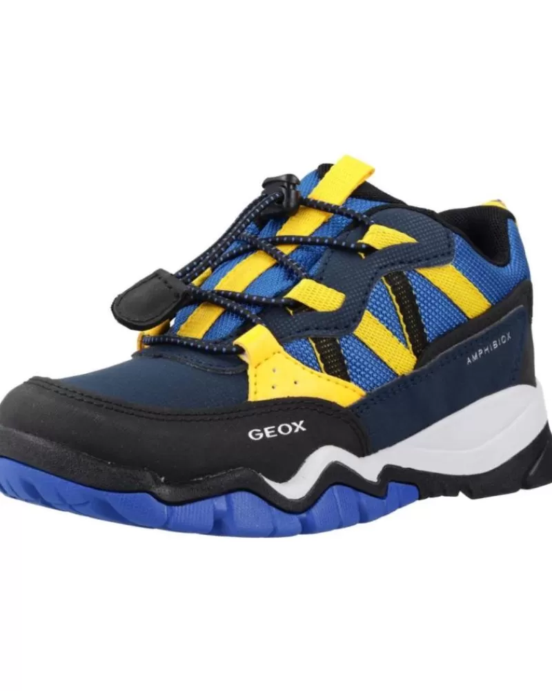 Boy GEOX Sports Shoes-Boy Trainers J Montrack Boy B Abx Azul
