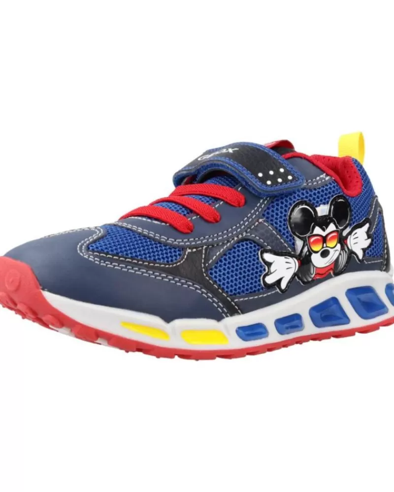 Boy GEOX Sports Shoes-Boy Trainers J Shuttle Boy Azul