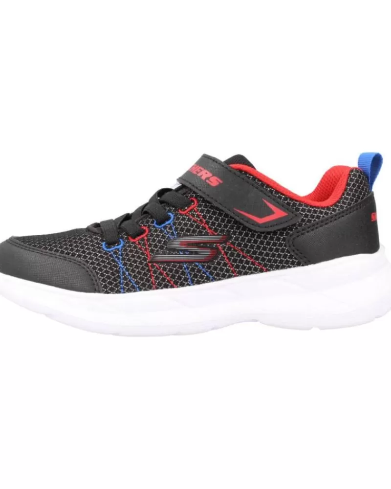 Boy SKECHERS Sports Shoes-Boy Trainers Snap Sprints 2 0 Negro