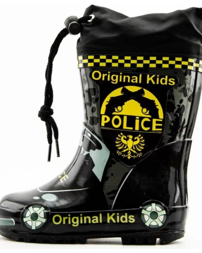 Boy BUBBLE BOBBLE Wellington Boots-Boy Wellington Boots A4884-S Botas Agua Nino Negro