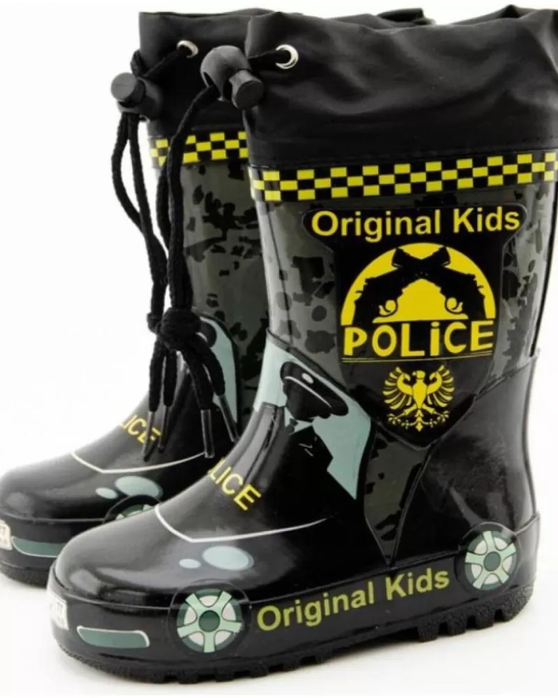 Boy BUBBLE BOBBLE Wellington Boots-Boy Wellington Boots A4884-S Botas Agua Nino Negro