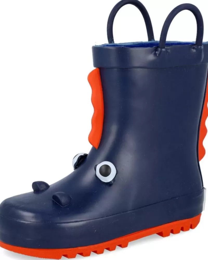 Boy CONGUITOS Wellington Boots-Boy Wellington Boots Li1-11003 Botas De Goma Nino Marino