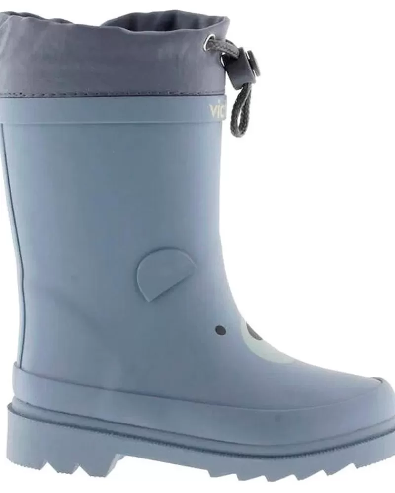Boy VICTORIA Wellington Boots-Boy Wellington Boots Botas De Agua 1060104 Lluvia Animales Azul