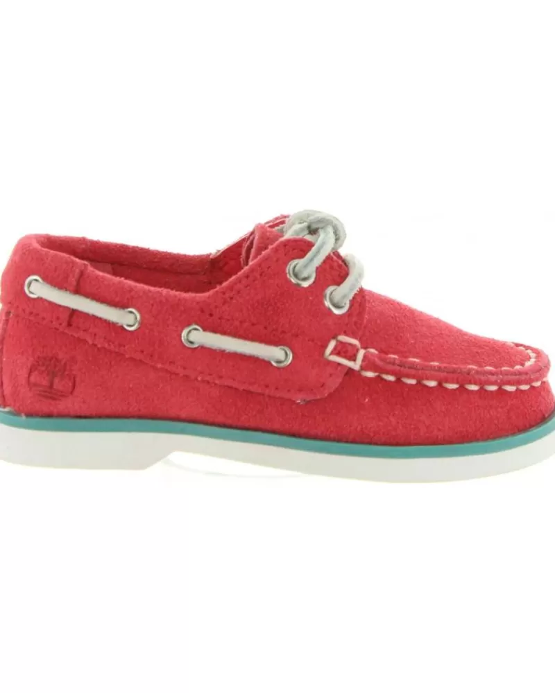 Boy TIMBERLAND Boat Shoes-Girl And Boy Boat Shoes A1L5V Seabury Geranium