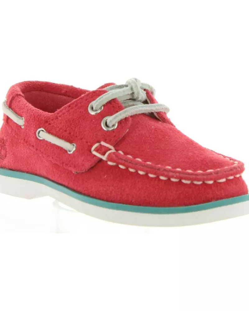 Boy TIMBERLAND Boat Shoes-Girl And Boy Boat Shoes A1L5V Seabury Geranium