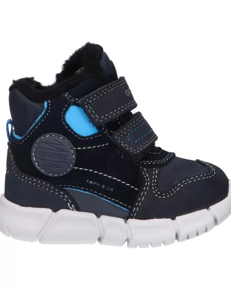 Boy GEOX Boots-Girl And Boy Boots B163Pb 03222 B Flexyper Boy B Abx C4231 Navy-Sky
