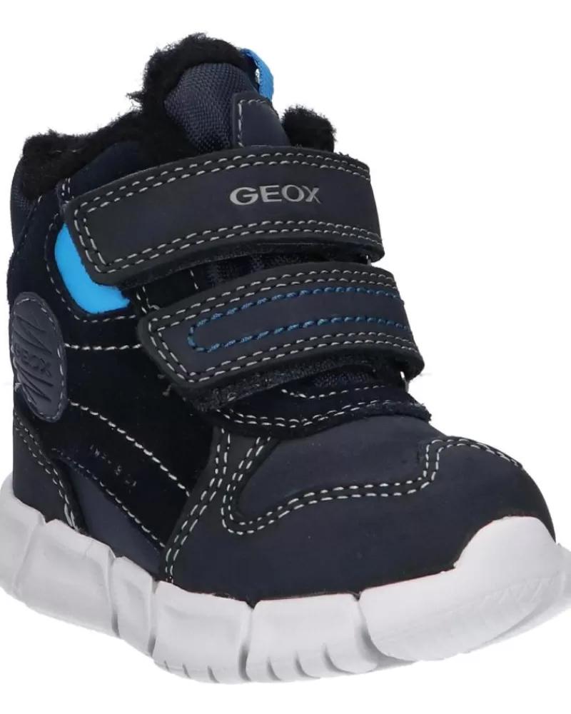 Boy GEOX Boots-Girl And Boy Boots B163Pb 03222 B Flexyper Boy B Abx C4231 Navy-Sky