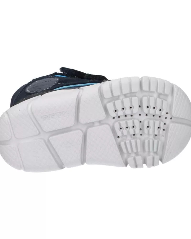 Boy GEOX Boots-Girl And Boy Boots B163Pb 03222 B Flexyper Boy B Abx C4231 Navy-Sky