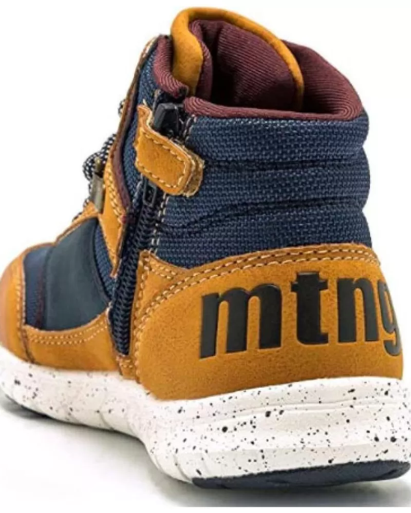 Boy MTNG Boots-Girl And Boy Boots Bota Cordon Marron