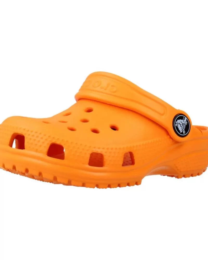 Boy CROCS Clogs-Girl And Boy Clogs Classic Clog T Naranja