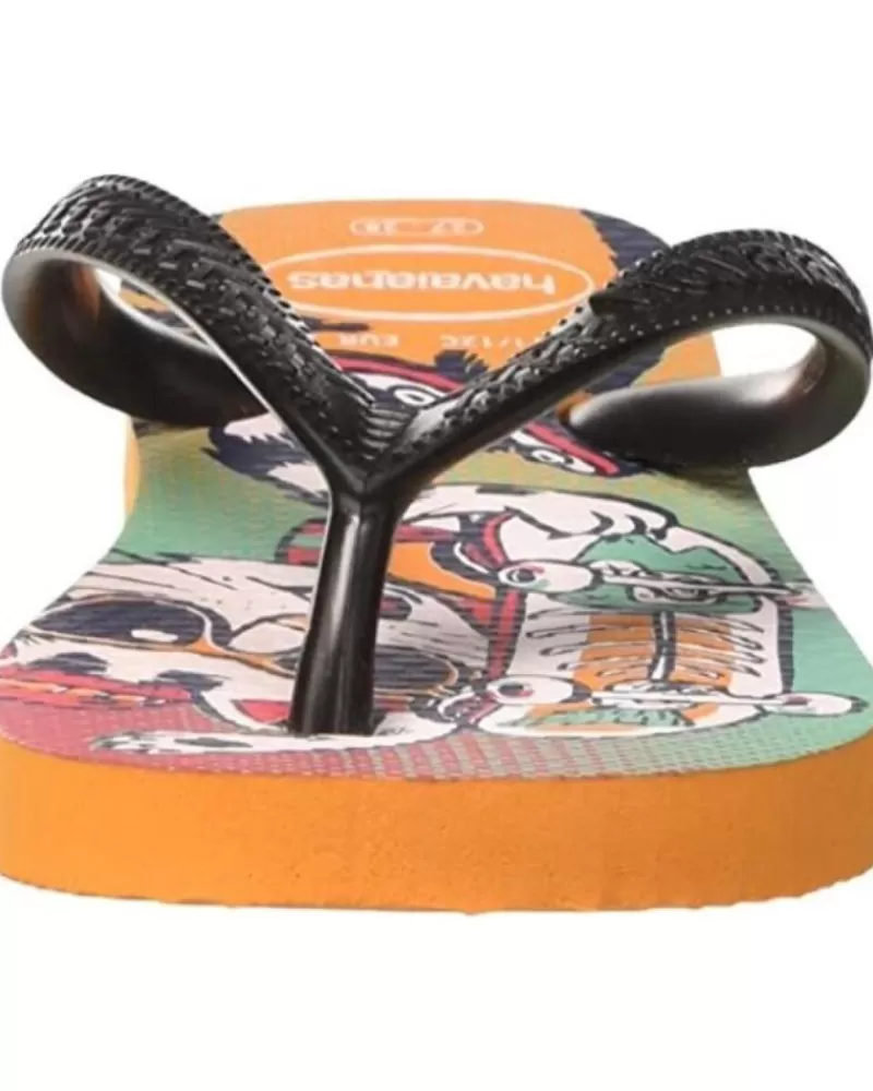 Boy HAVAIANAS Flip Flops-Girl And Boy Flip Flops Chanclas Havainas Kids Radikal Vibrant Multi
