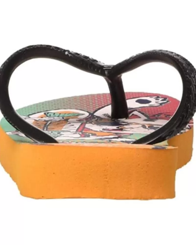 Boy HAVAIANAS Flip Flops-Girl And Boy Flip Flops Chanclas Havainas Kids Radikal Vibrant Multi