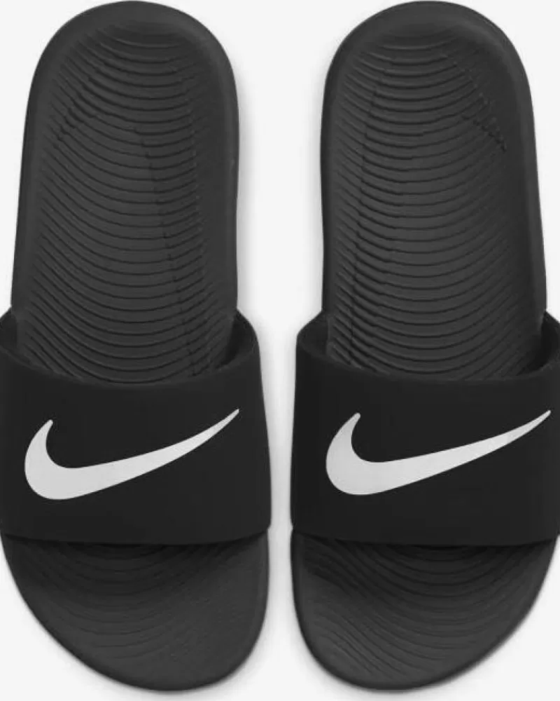 Boy NIKE Flip Flops-Girl And Boy Flip Flops Palas Piscina Unisex Nio Kawa 819352 Negro