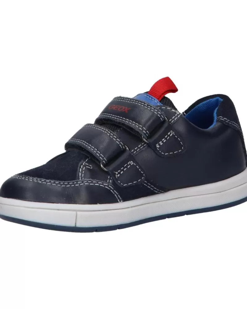 Boy GEOX Trainers-Girl And Boy B1643A 08522 B Trottola Boy C4075 Dk Navy-Red