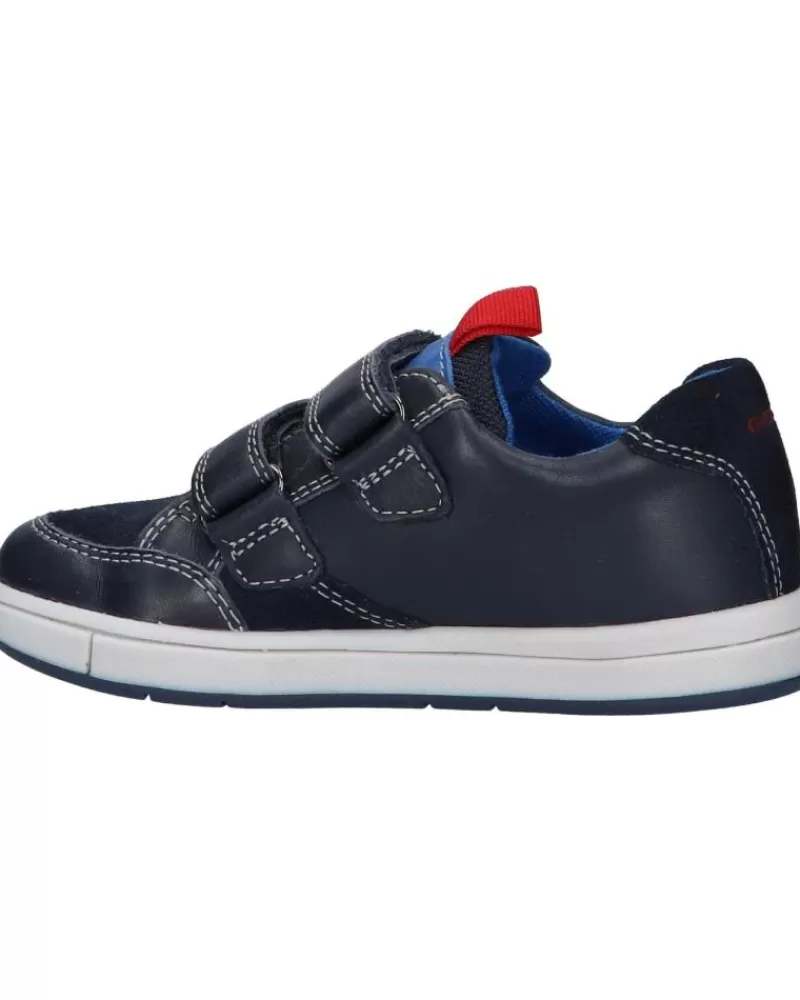Boy GEOX Trainers-Girl And Boy B1643A 08522 B Trottola Boy C4075 Dk Navy-Red