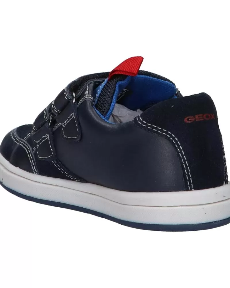 Boy GEOX Trainers-Girl And Boy B1643A 08522 B Trottola Boy C4075 Dk Navy-Red