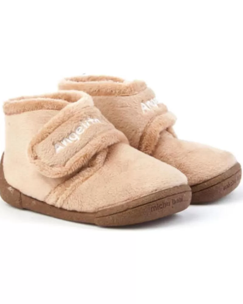 Boy ANGELITOS House Slipers-Girl And Boy House Slipers Pantufla Infantil 130 Camel