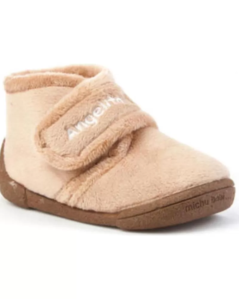 Boy ANGELITOS House Slipers-Girl And Boy House Slipers Pantufla Infantil 130 Camel