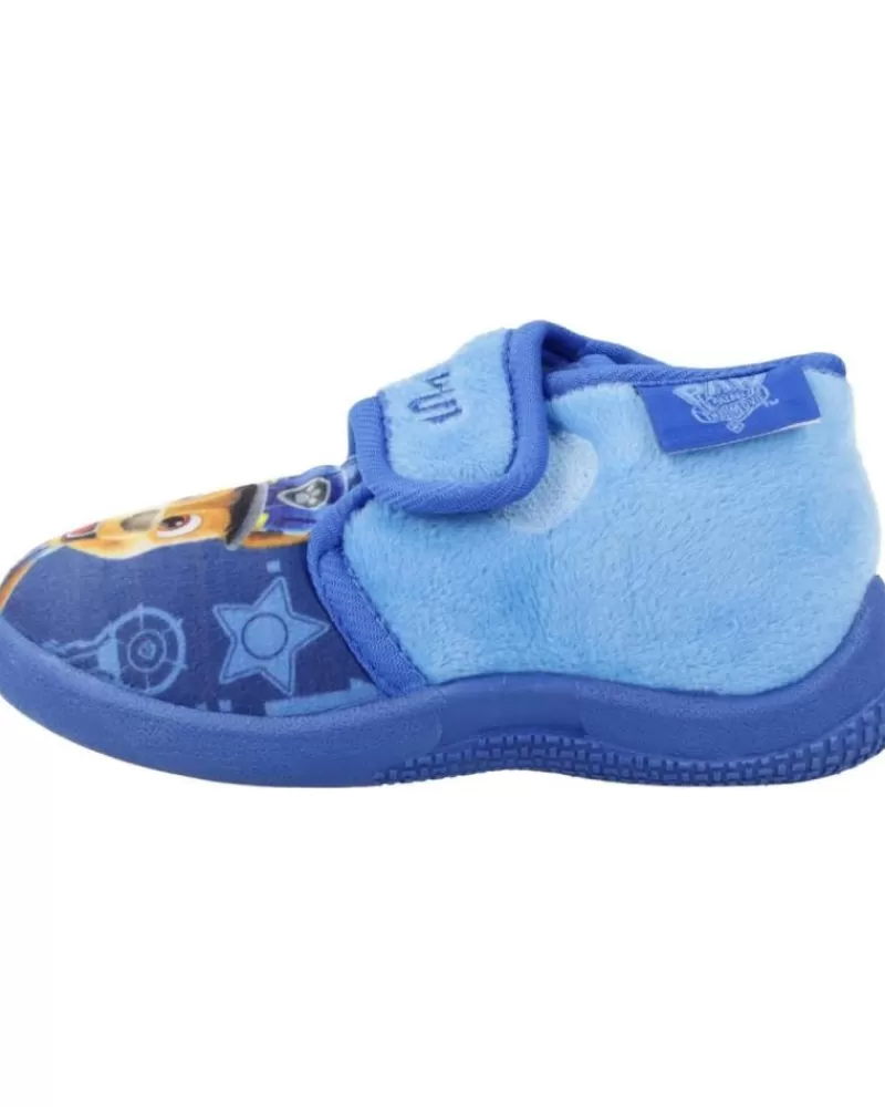 Boy CHICCO House Slipers-Girl And Boy House Slipers Zapatilla Andar Por Casa Paw 890 Blue Patrulla Ca