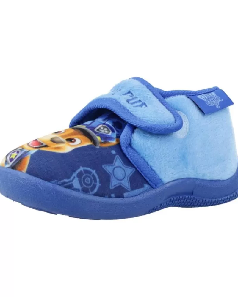 Boy CHICCO House Slipers-Girl And Boy House Slipers Zapatilla Andar Por Casa Paw 890 Blue Patrulla Ca