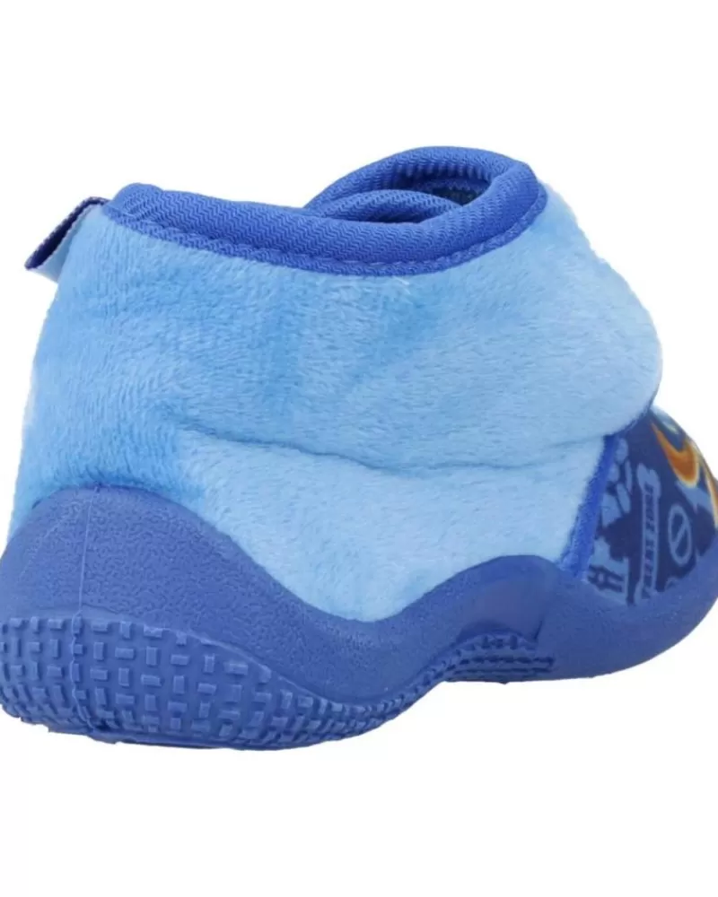Boy CHICCO House Slipers-Girl And Boy House Slipers Zapatilla Andar Por Casa Paw 890 Blue Patrulla Ca