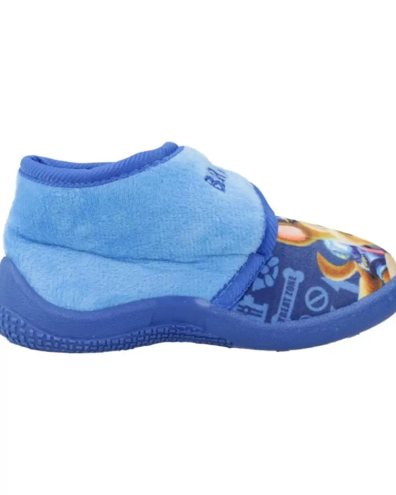 Boy CHICCO House Slipers-Girl And Boy House Slipers Zapatilla Andar Por Casa Paw 890 Blue Patrulla Ca