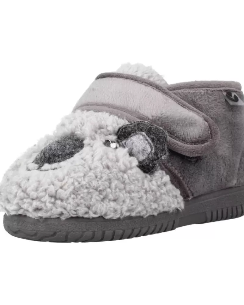 Boy VICTORIA House Slipers-Girl And Boy House Slipers 105119V Gris