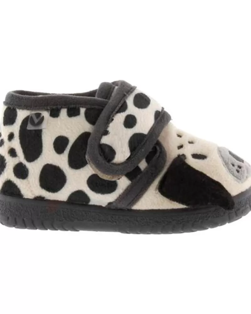 Boy VICTORIA House Slipers-Girl And Boy House Slipers 5119 Ojala Zapatillas Casa Animales Antracita