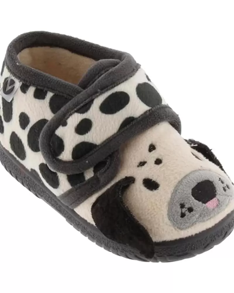 Boy VICTORIA House Slipers-Girl And Boy House Slipers 5119 Ojala Zapatillas Casa Animales Antracita