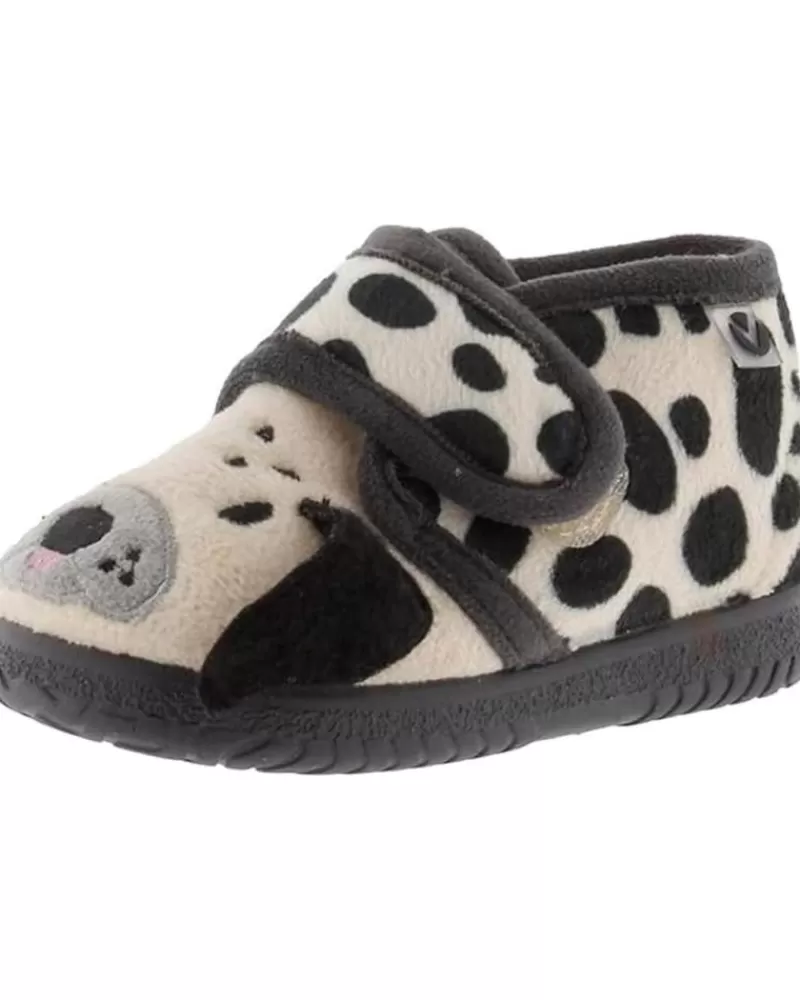 Boy VICTORIA House Slipers-Girl And Boy House Slipers 5119 Ojala Zapatillas Casa Animales Antracita