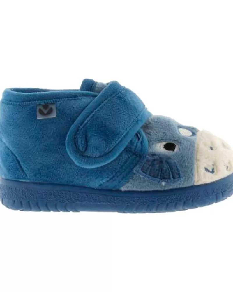Boy VICTORIA House Slipers-Girl And Boy House Slipers 5119 Ojala Zapatillas Casa Animales Jeans