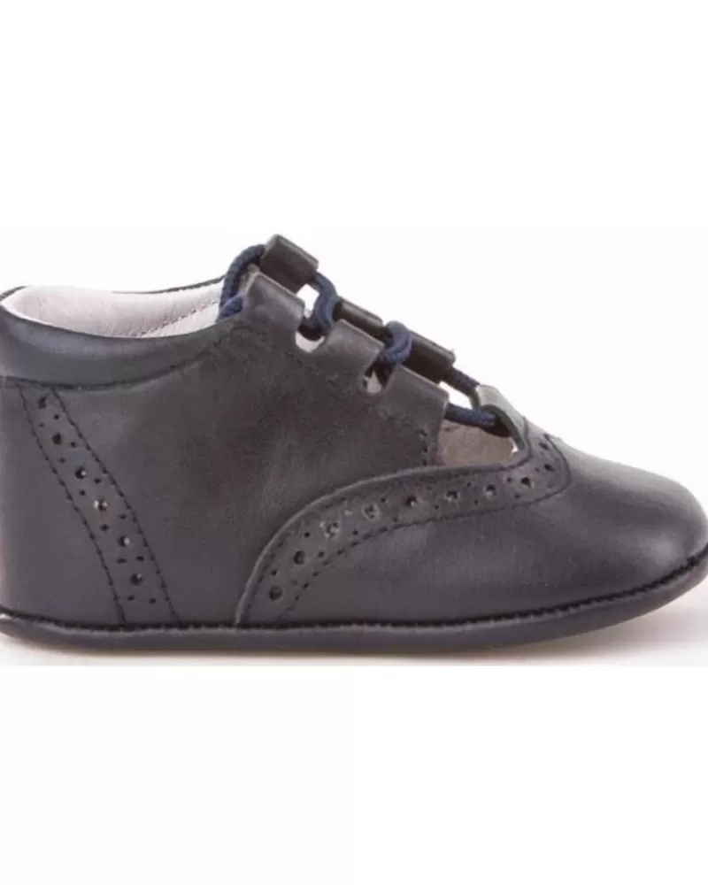 Boy ANGELITOS Infant-Girl And Boy Infant Zapato Patuco Piel 256 Marino