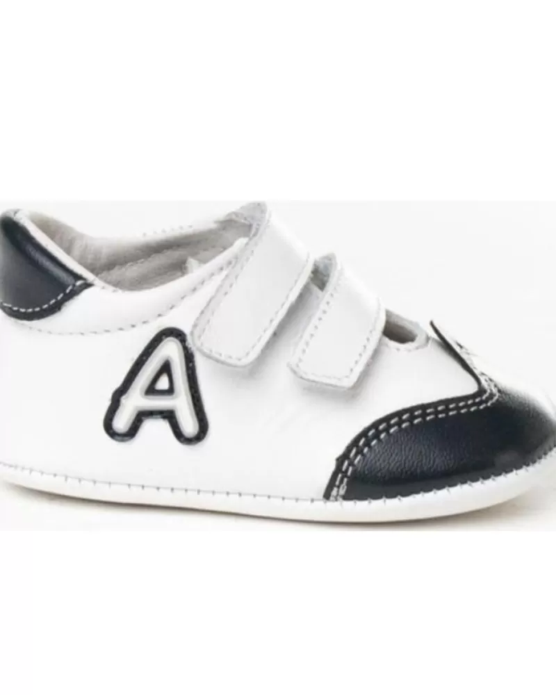 Boy ANGELITOS Infant-Girl And Boy Infant Zapato Patuco Piel 266 Marino