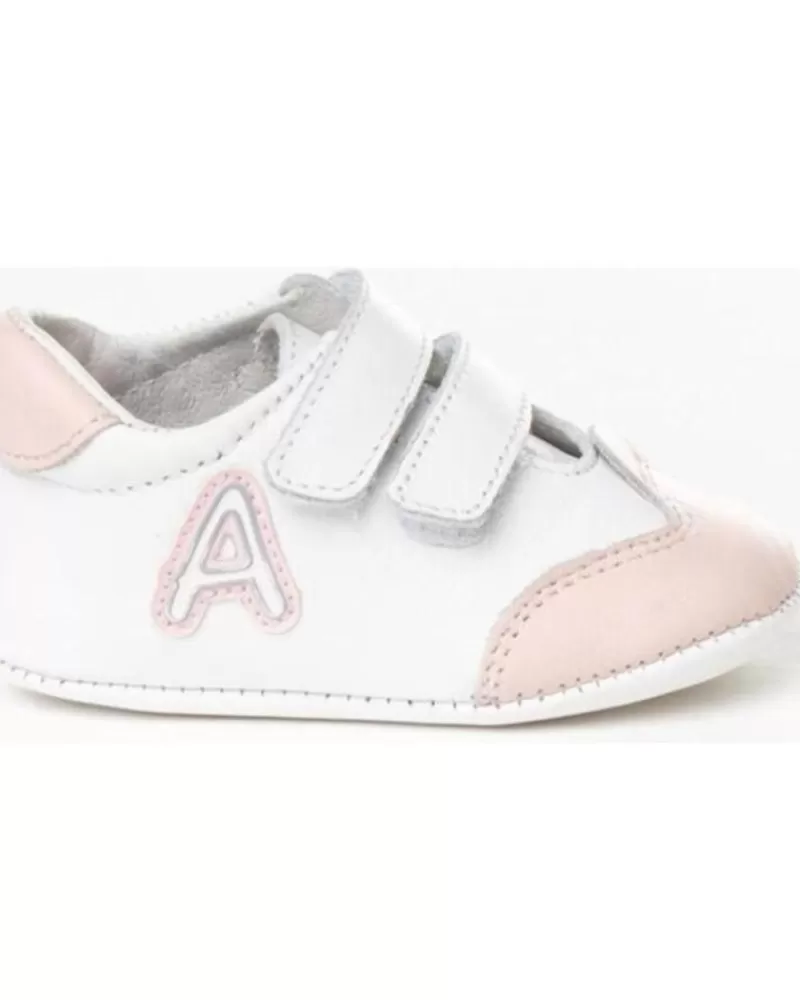 Boy ANGELITOS Infant-Girl And Boy Infant Zapato Patuco Piel 266 Rosa