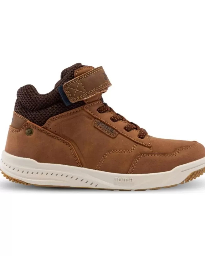 Boy JOMA Mid Boots-Girl And Boy Mid Boots Botin Deportivo Para Nino Torcon Jr 2324 Marron