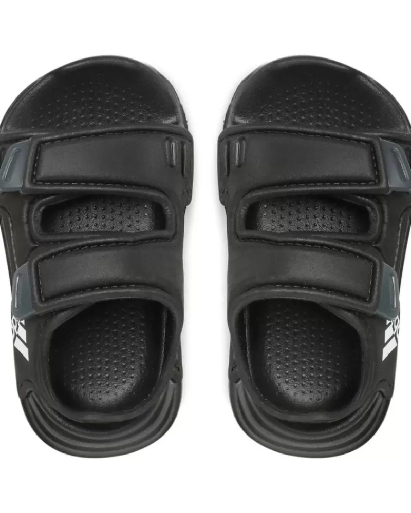 Boy ADIDAS Sandals-Girl And Boy Sandals Sandalias Altaswim I Negro Blanc Multi