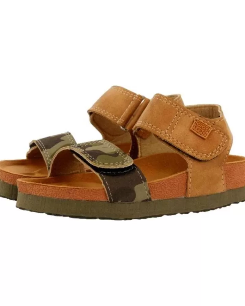 Boy GIOSEPPO Infant-Girl And Boy Sandals Sandalia Bio Color Nios Abat 68163 Marron