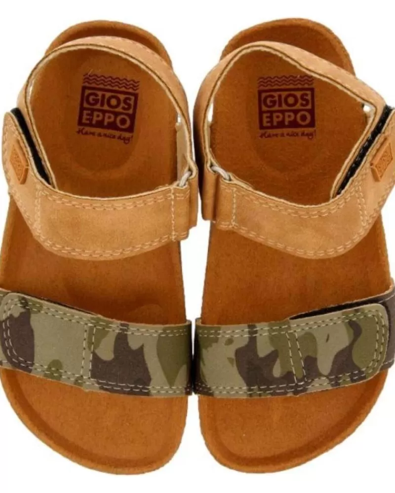 Boy GIOSEPPO Infant-Girl And Boy Sandals Sandalia Bio Color Nios Abat 68163 Marron