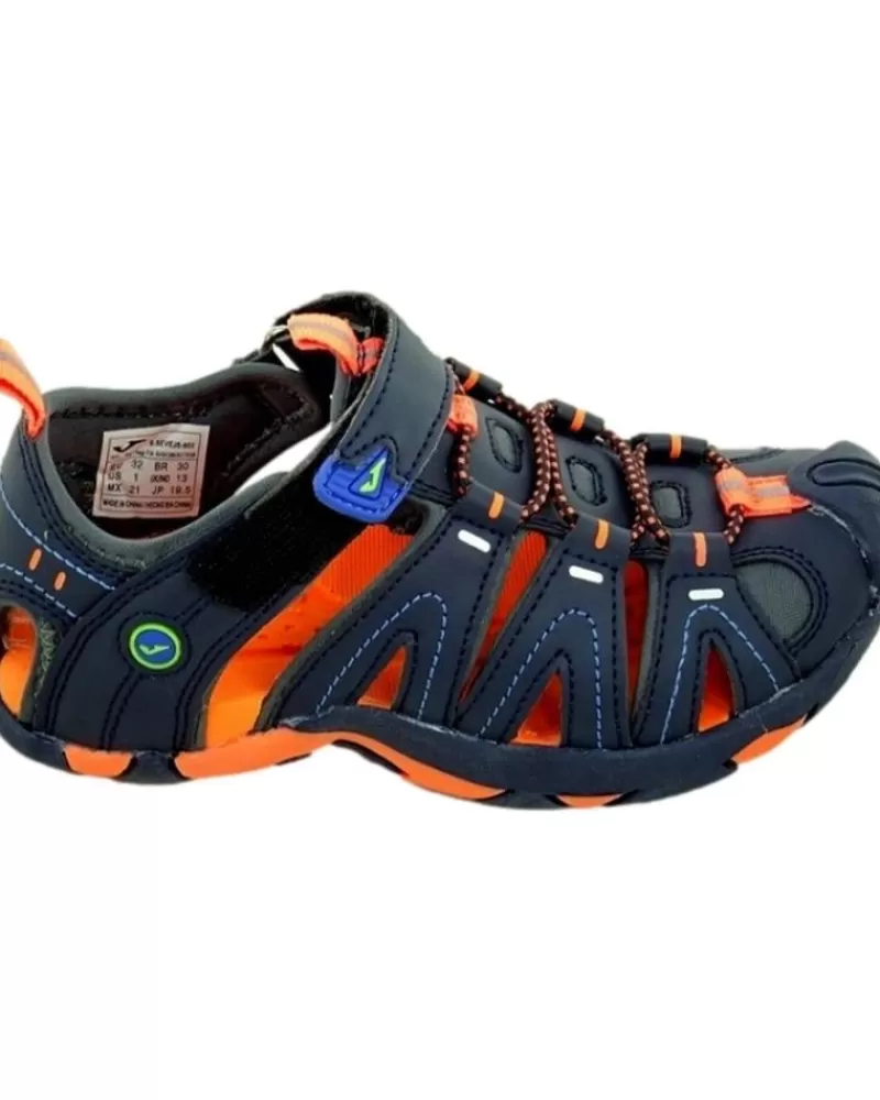 Boy JOMA Sandals-Girl And Boy Sandals Sandalias S Seven Jr 803 Navy Orange Blue